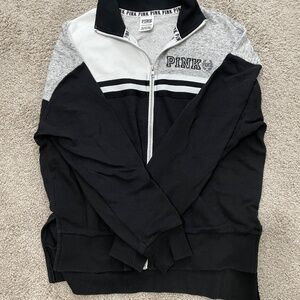 VS-Pink Zip Sweatshirt